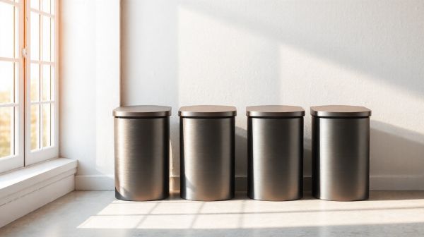 5 idées élégantes pour vue l'utilisation de poubelles coulissantes