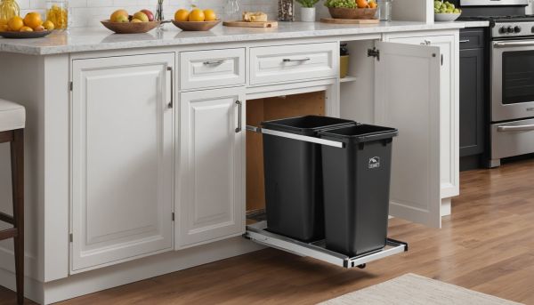 Optimisez votre espace avec des poubelles coulissantes élégantes
