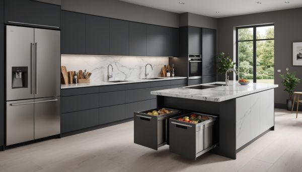 Optimisez votre espace avec des poubelles coulissantes élégantes